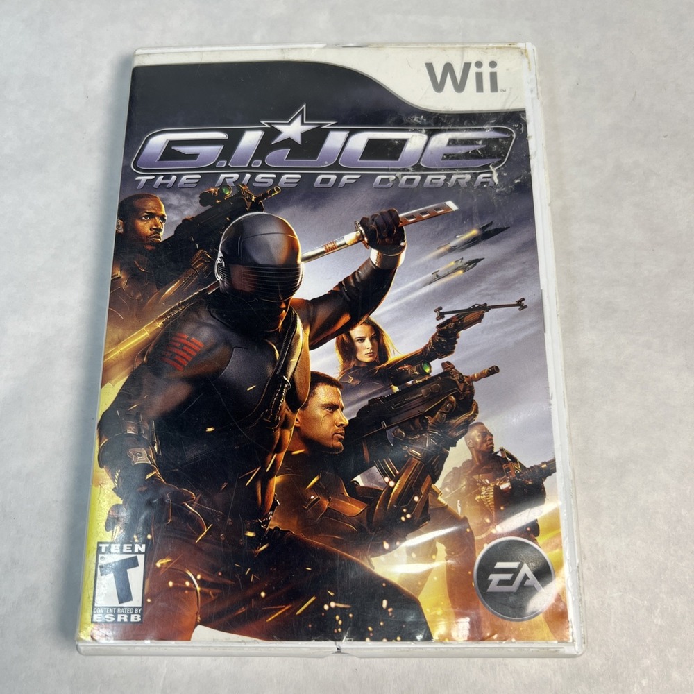 G.I. Joe: The Rise of Cobra (Nintendo Wii)‎ No Manual - Tested & Working!